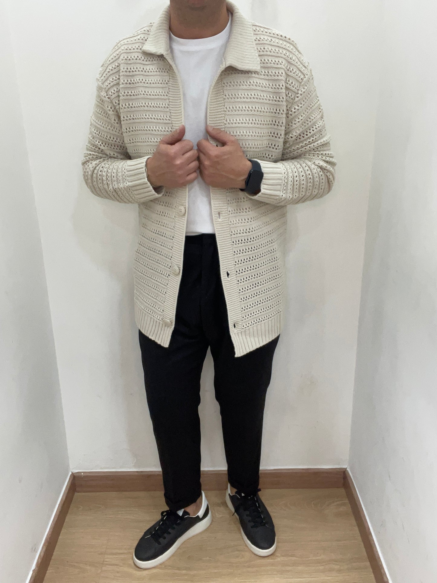 Pantalone vita alta Nero