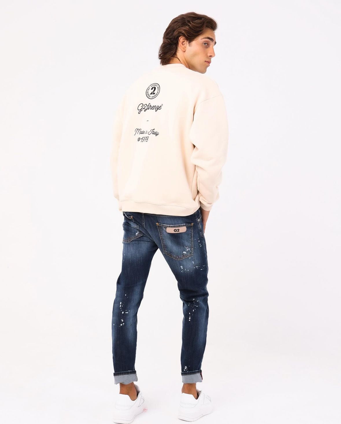 Felpa ricamo G2Firenze