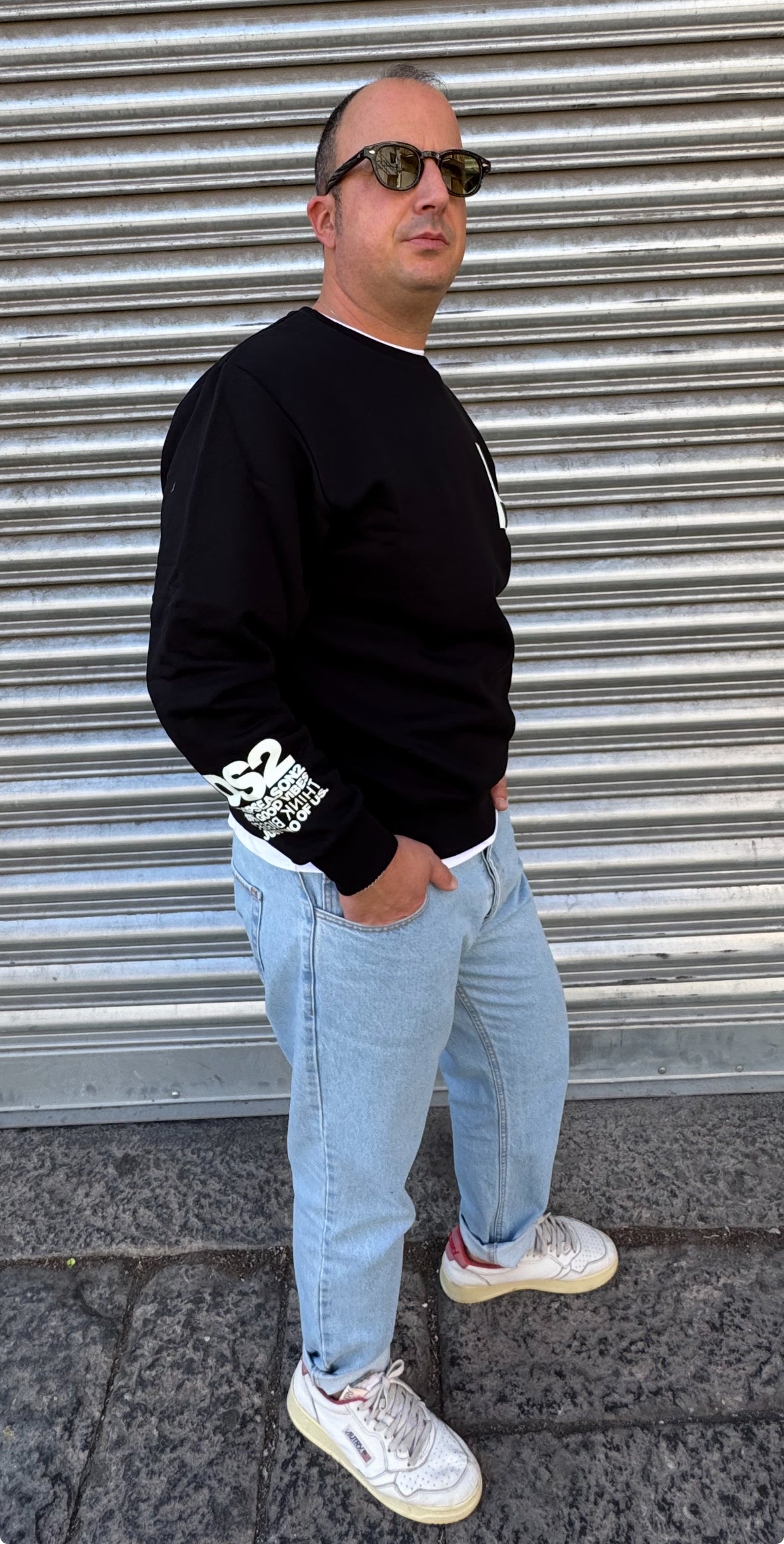 Felpa girocollo DS2 209