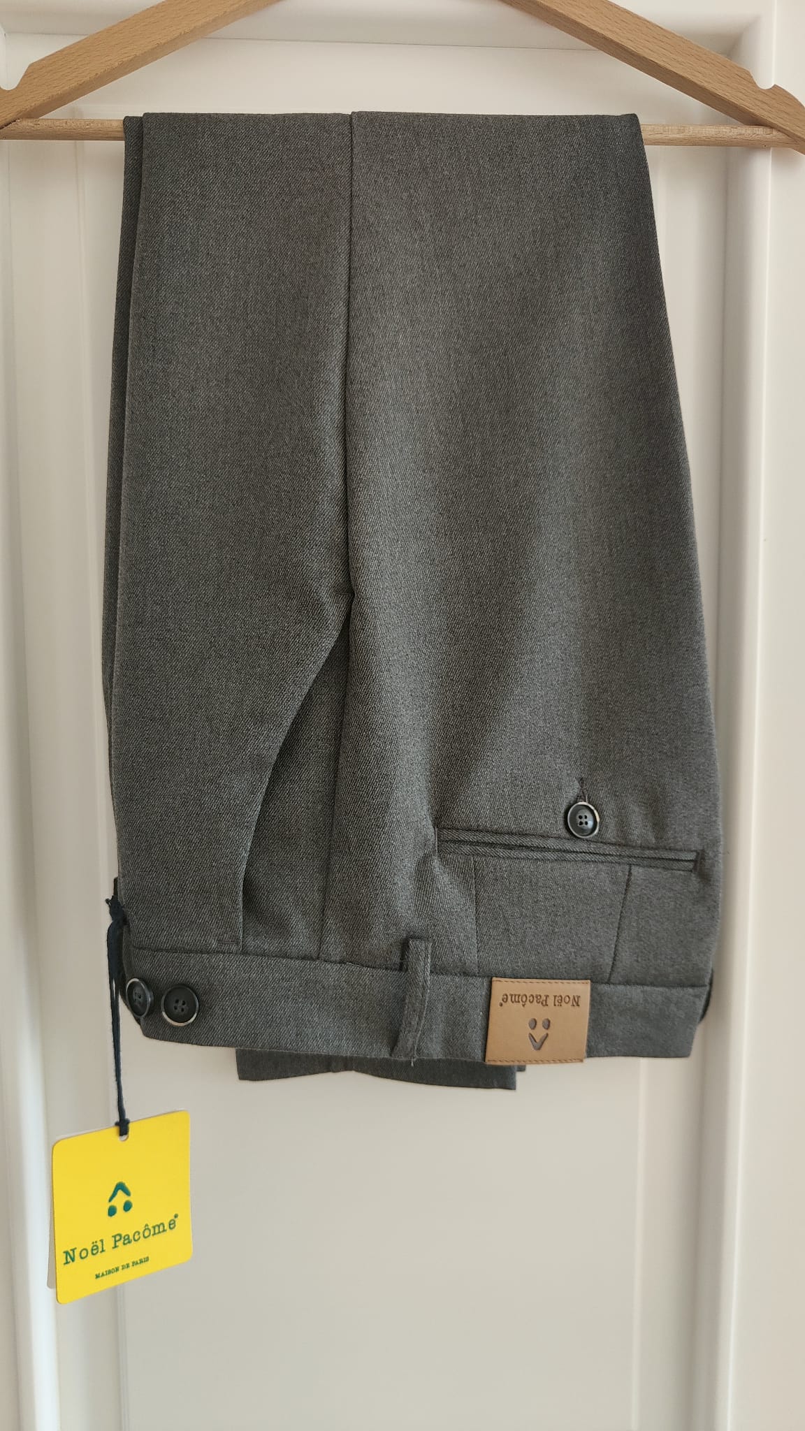 Pantalone Grigio Wool Noël Pacôme