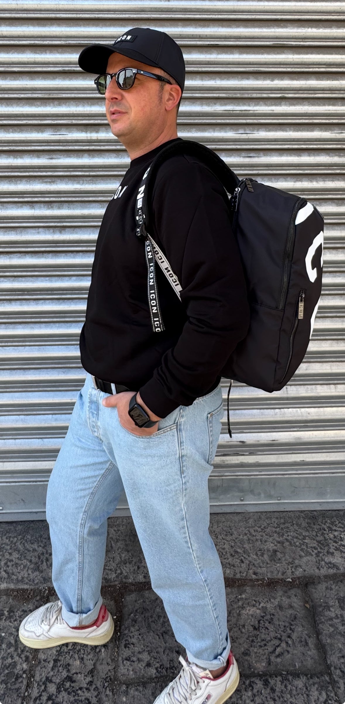 Felpa ICON girocollo