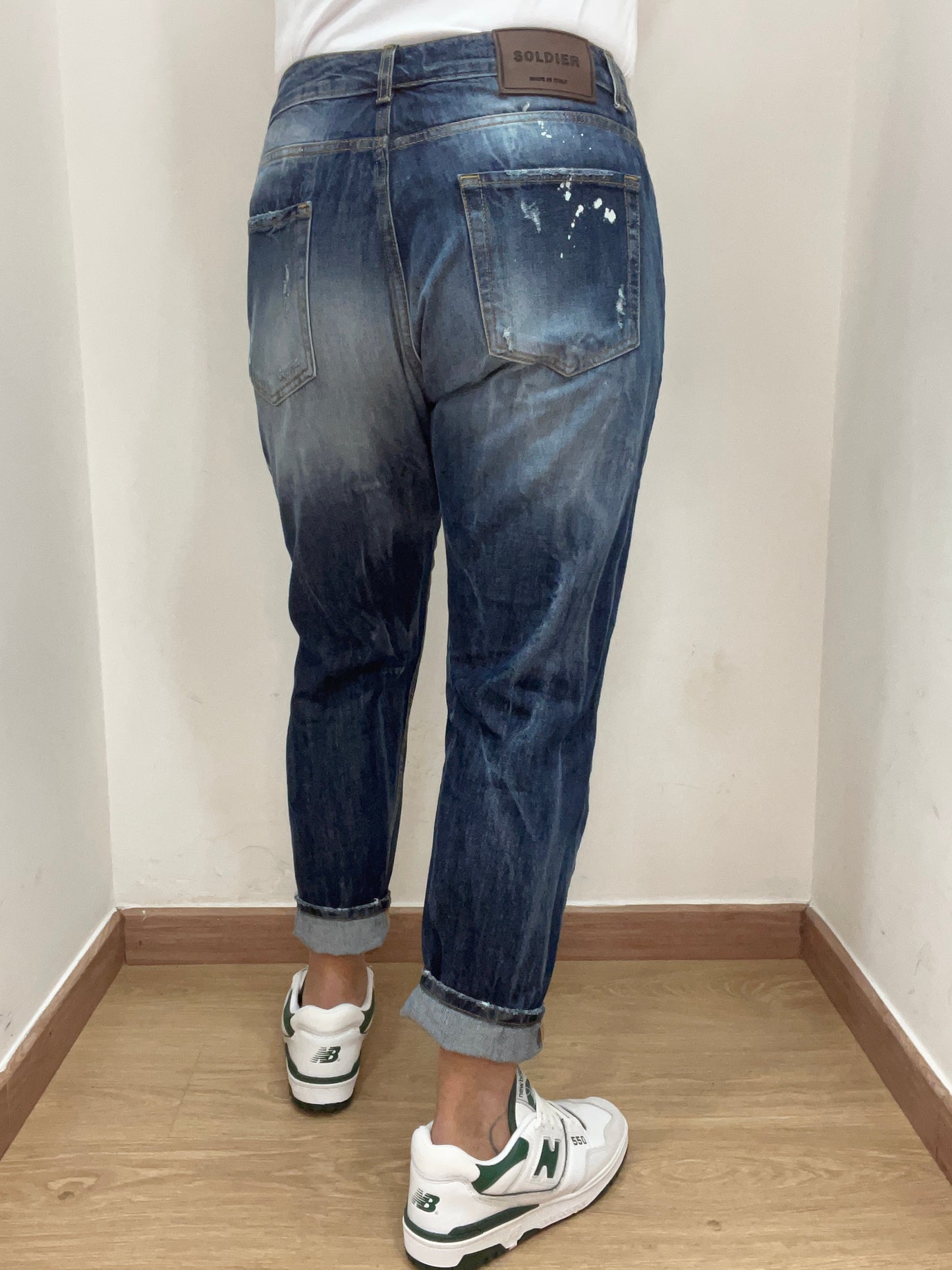 Jeans Blu Soldier Cropped