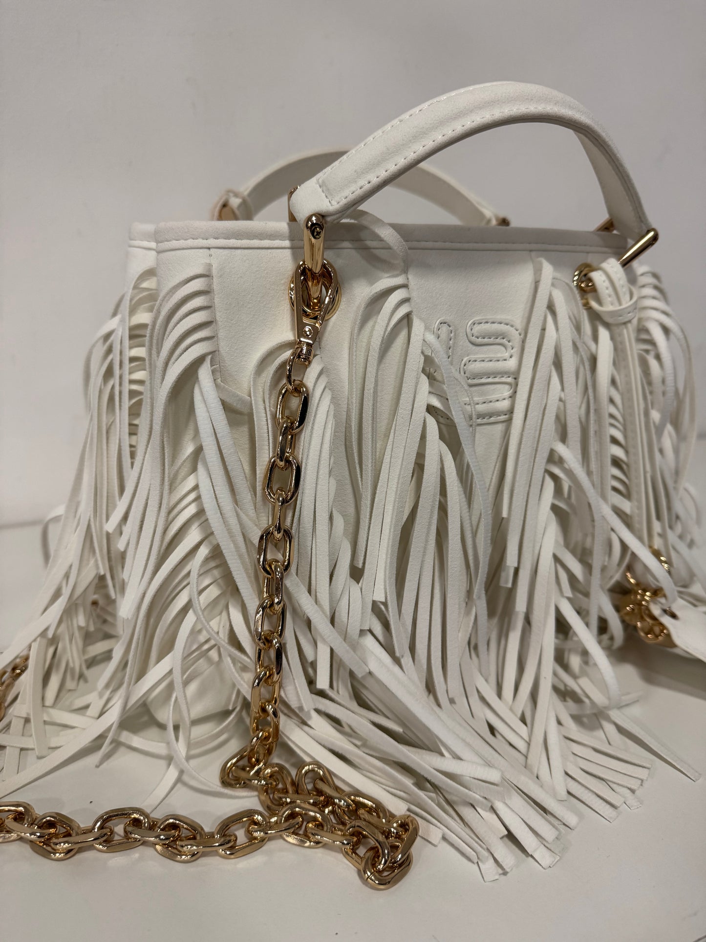 Borsa FATIMA CHAMOIS La Fille Des Fleurs