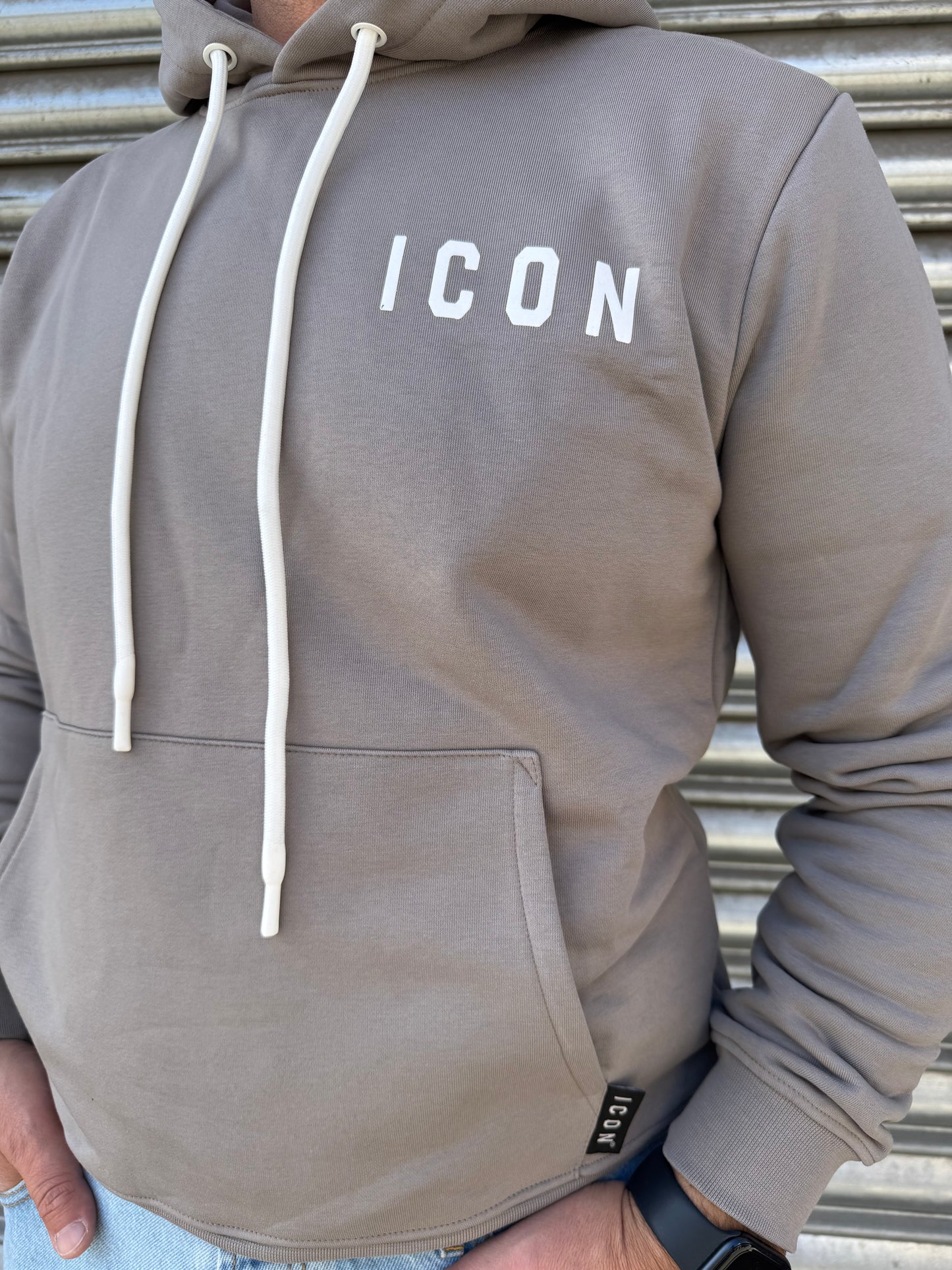 Felpa logo cappuccio 008