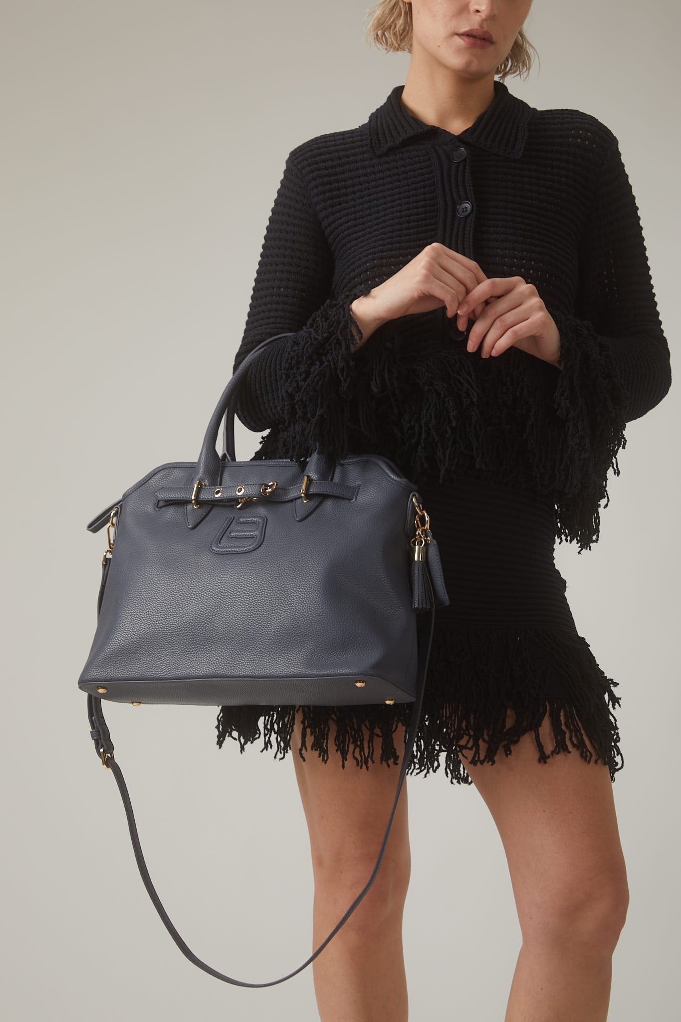 Borsa Mavis cervo blu La Fille Des Fleurs