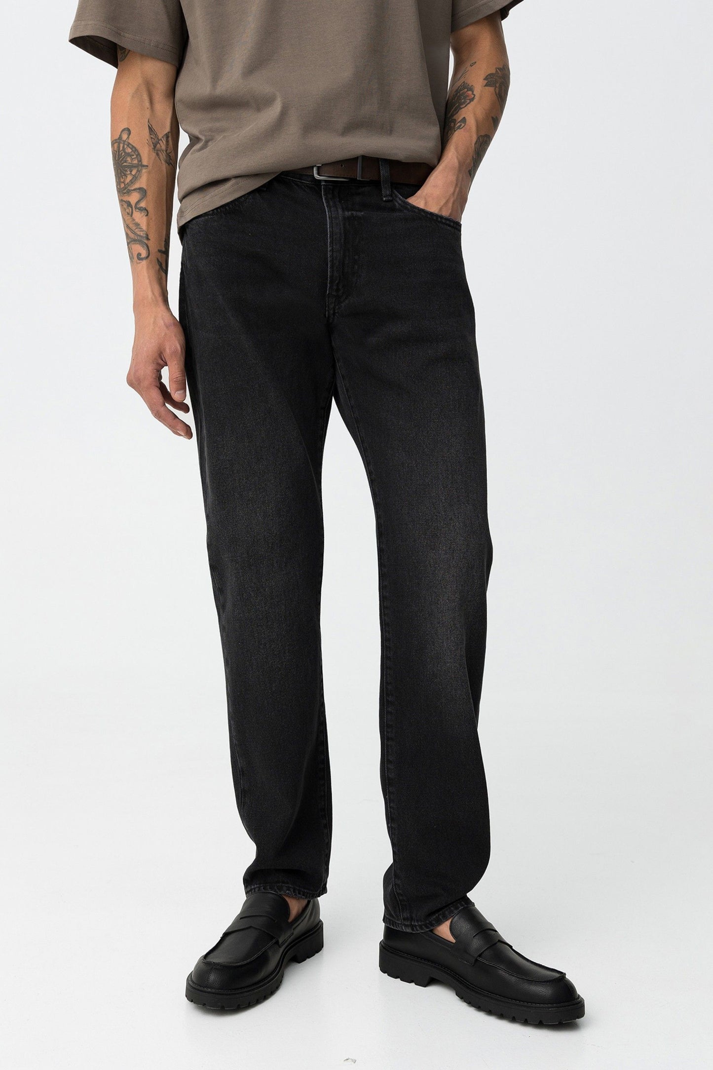 Jeans Austin nero Tiffosi