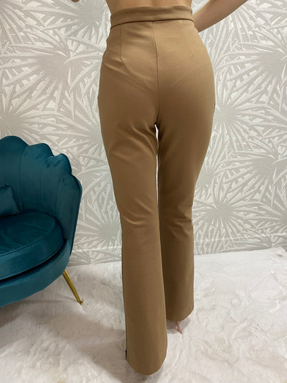 Pantaloni jhenit con spacco