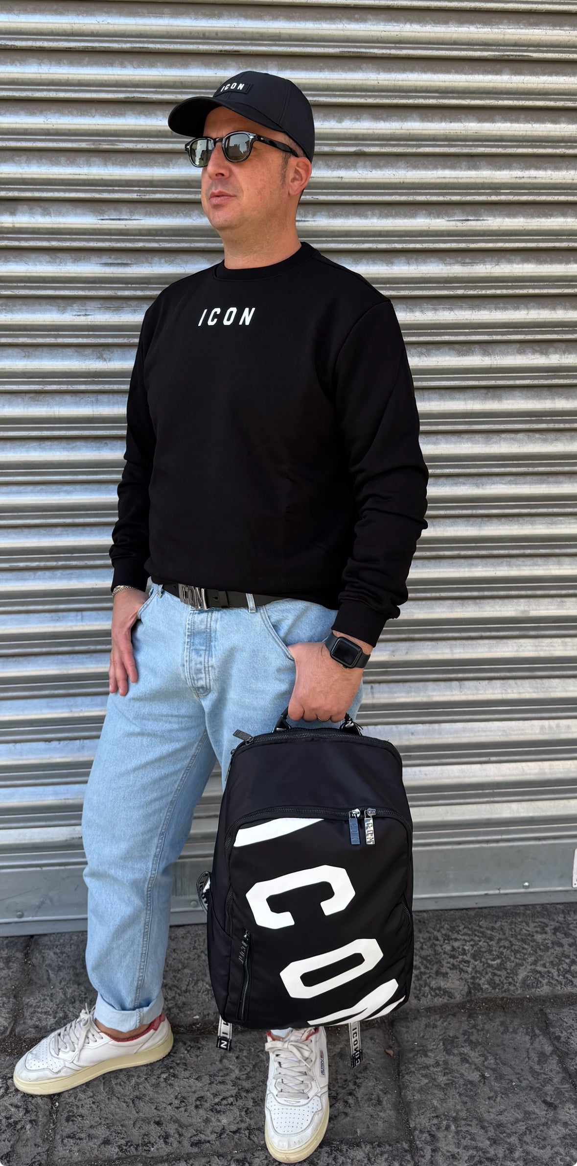 Felpa ICON girocollo