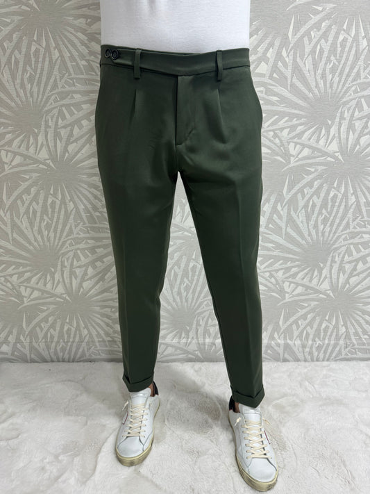 Pantalone VERDE Elegance Noël Pacöme