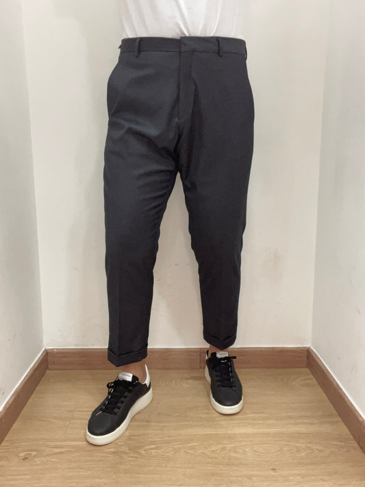 Pantalone vita alta Grigio fumo