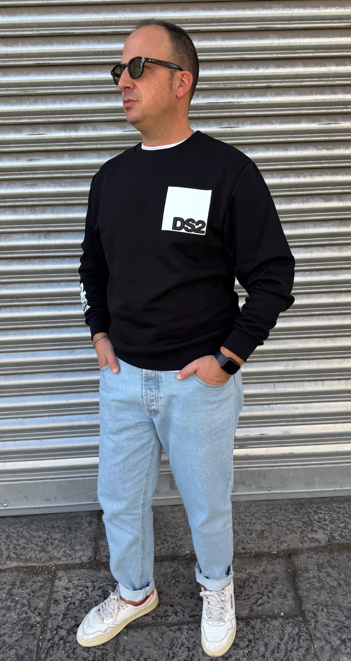 Felpa girocollo DS2 209