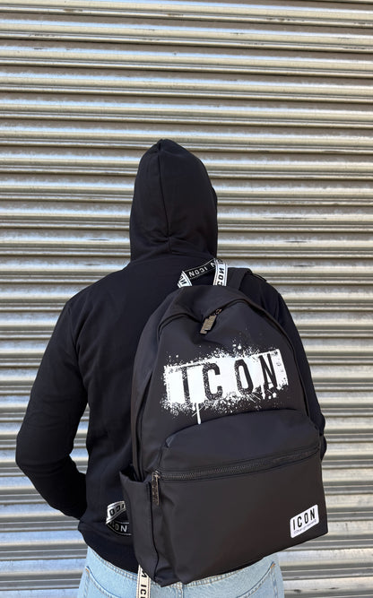 Felpa ICON con logo colature 012