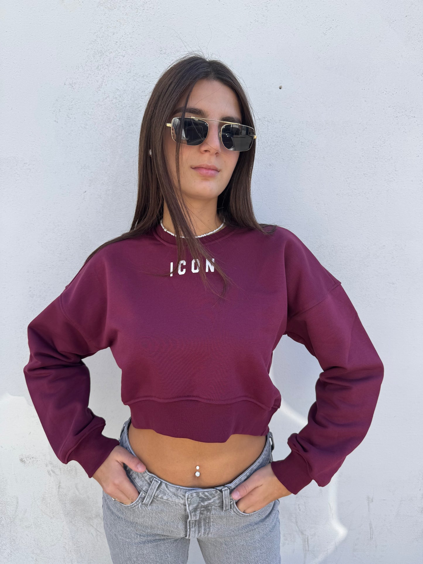 Felpa Cropped Icon 04