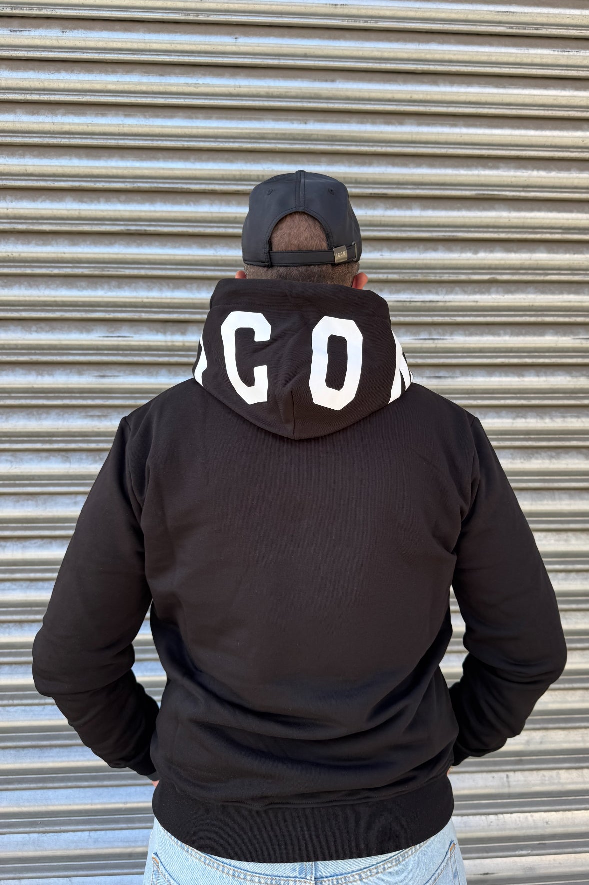 Felpa logo cappuccio 008