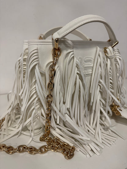 Borsa FATIMA CHAMOIS La Fille Des Fleurs