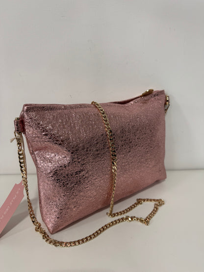 Borsa ADA CRACKED PINK La Fille Des Fleurs