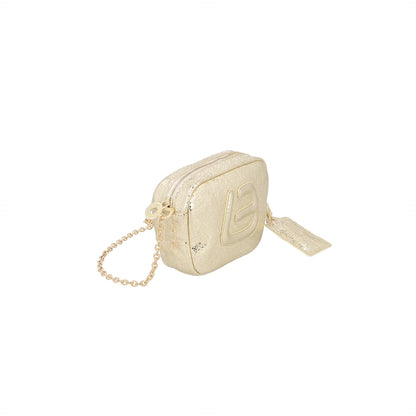 Borsa CONNY CRACKED GOLD La Fille Des Fleurs