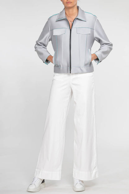 Jacket MEL TEKNO FABRIC FILIGRANA - FROZEN