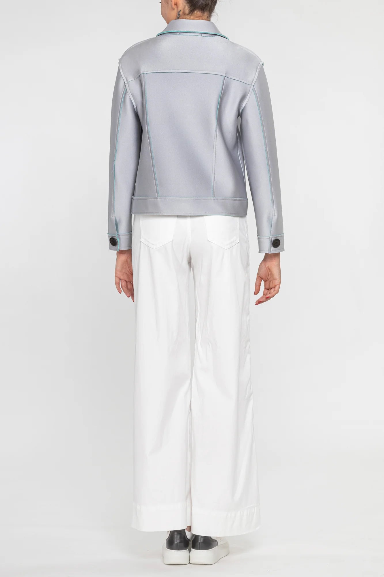 Jacket MEL TEKNO FABRIC FILIGRANA - FROZEN