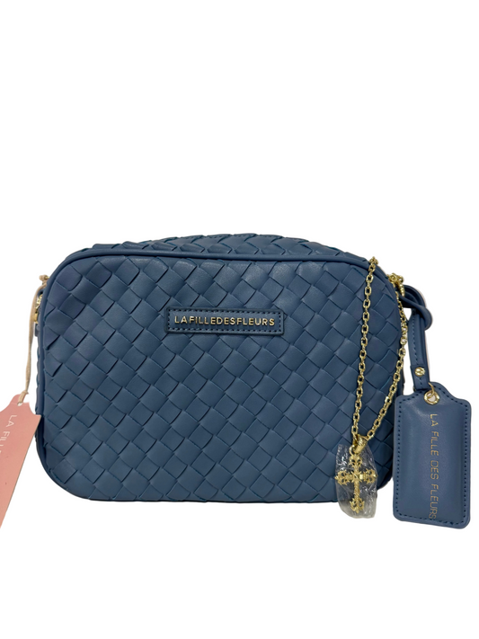 Borsa CORA INTRECCIATO LAVANDER ICE La Fille Des Fleurs