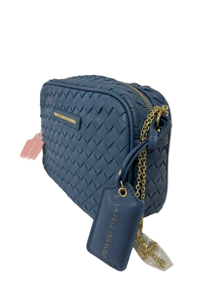Borsa CORA INTRECCIATO LAVANDER ICE La Fille Des Fleurs
